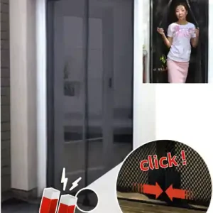 ZANZARIERA C/VELCRO X PORTE A STRISCE MAGNETICHE MAURER 120X240CM Populair