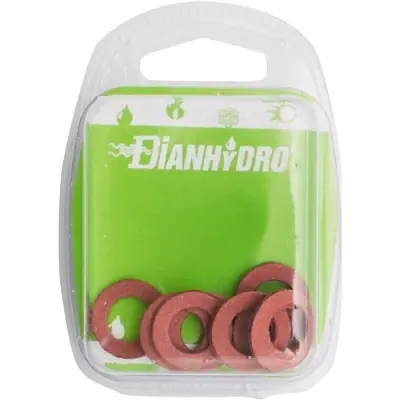 + GUARNIZIONI PER SANITARI "KLINGER" ROSSE MM2 BLISTER. Misura pz.10 x 3/4" Snelle Levering