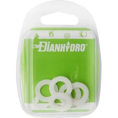+ GUARNIZIONI PER SANITARI "PLATINUM" BIANCHE MM2 BLISTER. Misura pz.5 x 3/4" Hoge Kwaliteit