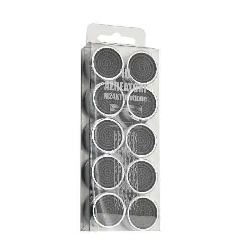 10 PZ AERATORI MASCHIO IN OTTONE PER RUBINETTI 24X1 Speciale Aanbieding