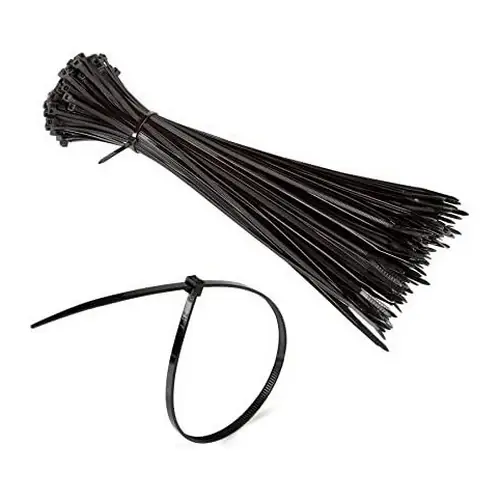 100 PZ FASCETTE DI CABLAGGIO IN NYLON. Misura Nera 3,5 x 200 mm Rechtstreeks Van De Fabrikant
