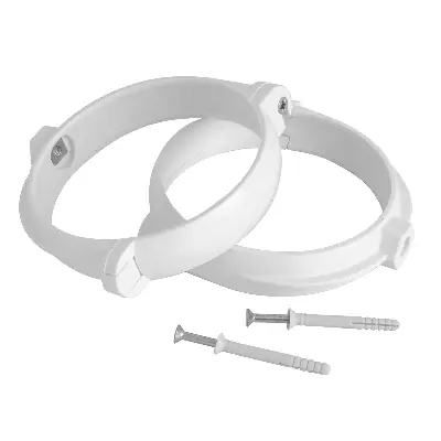 2 PZ STAFFE FERMATUBO CON VITI. Misura Diam. 100 mm Express Levering