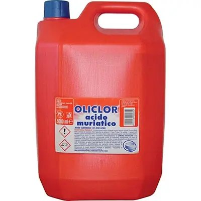 ACIDO CLORIDRICO MURIATICO 15% OLICLOR. Modello LT 5 Finale Uitverkoop