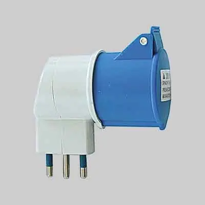 ADATTATORE INDUSTRIALE 16A 90° spina 2P+T 250V - presa 2P+T 220V 1 Lage Kosten