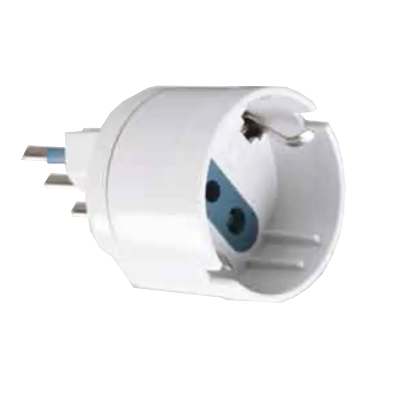 Exclusieve Aanbieding ADATTATORE SEMPLICE SCHUKO/BIVALENTE 10A IDEAL STAR