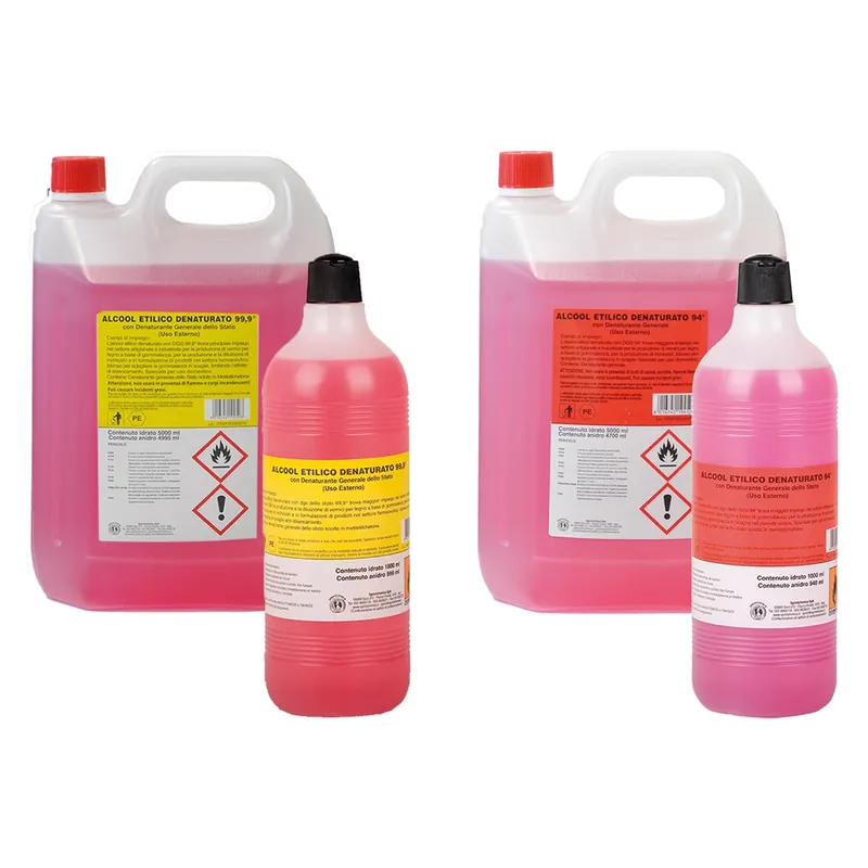 ALCOOL ETILICO DENATURATO Lt. 5 - 94 % vol. Modello Lt. 5 - 94 % vol. Merkproduct