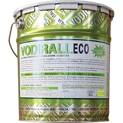 Laatste Versie ALLUMINIO RESINOSO VODIRALL ECO VODICHEM. Modello BASE ACQUA ARGENTO LT 10