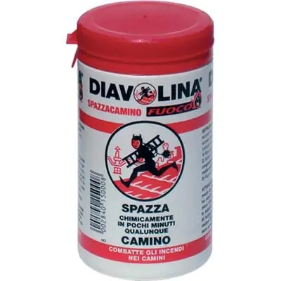 ANTIFULIGGINE SPAZZACAMINO POLVERE DIAVOLINA FUOCO Tijdelijk Beschikbaar