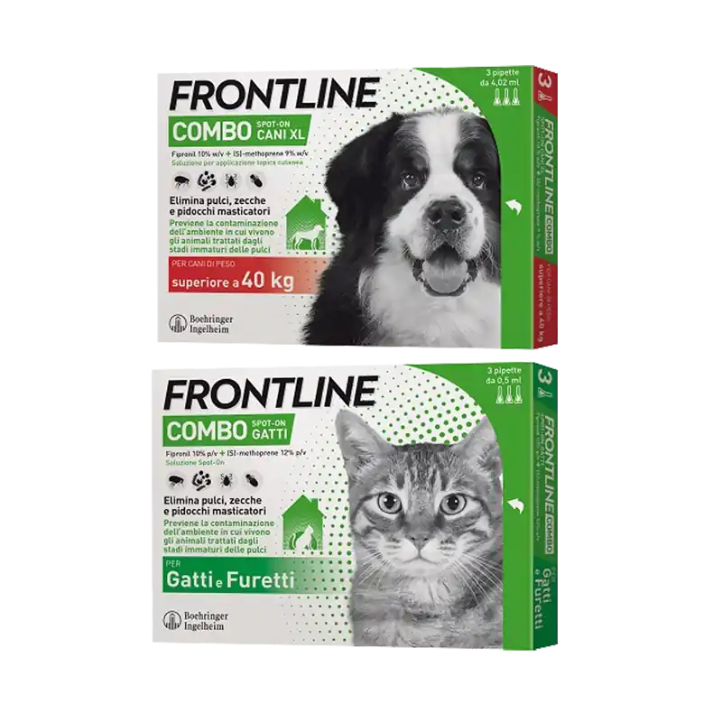 ANTIPARASSITARIO ‘COMBO‘ FRONTLINE. Modello ANTIPARASSITARIO ‘COMBO‘ FRONTLINE cani 20/40 kg - 3 pipette Finale Uitverkoop