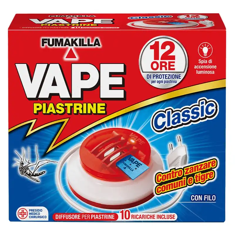 Korting ANTIZANZARE ELETTRICO AD EMANAZIONE ‘PIASTRINE‘ con 10 piastrine da 12 ore ciascuna