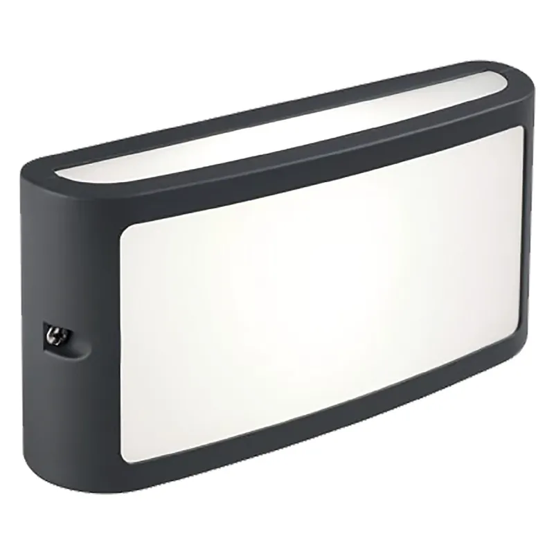 APPLIQUE LED ‘SCREEN‘ grigio - 10 watt. Modello grigio - 10 watt Tijdelijk Beschikbaar