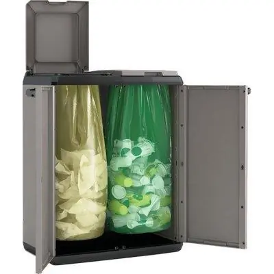 ARMADIETTO IMMONDIZIA SPLIT RECYCLING KETER Snelle Levering