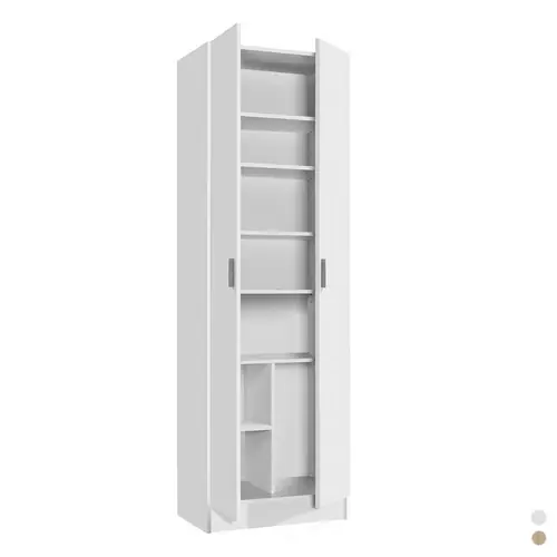 Superprijs ARMADIO MULTIUSO A PIU‘ RIPIANI. Misura cm 180x58x37 Rovere Canadian