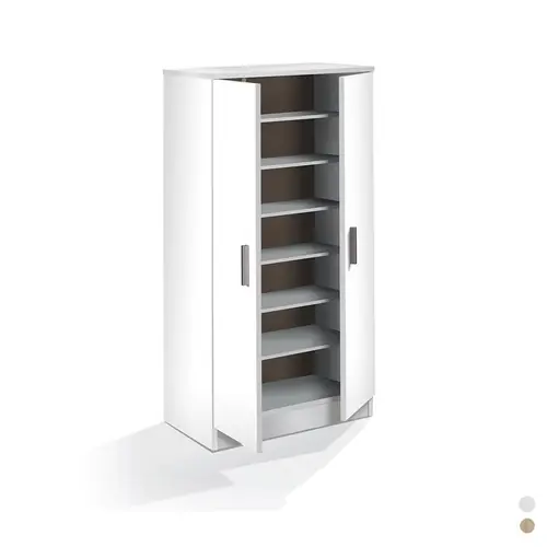 ARMADIO PORTASCARPE 2 ANTE. Misura cm 108x55x36 Rovere Canadian Bestseller