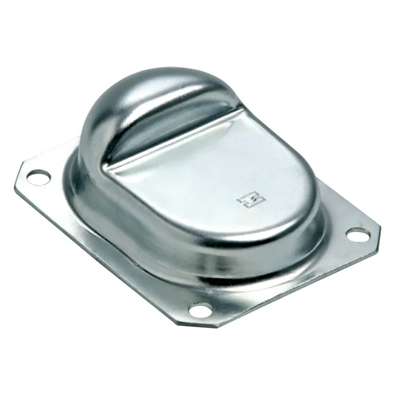 ARRESTO PER CANCELLI A BATTENTE ART. 166 tipo piccolo - mm 120 x 100 - h.42. Modello tipo piccolo - mm 120 x 100 - h.42 Korting