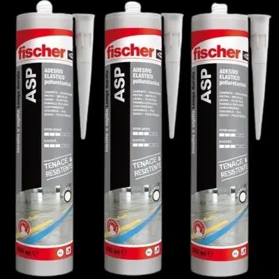 3x Adesivo sigillante Nero poliuretanico Fischer ASP 300ml Snelle Levering