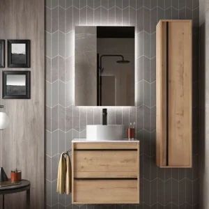 Set Bagno Completo AZALEA 60 cm - Rovere Ostipo Gecertificeerd