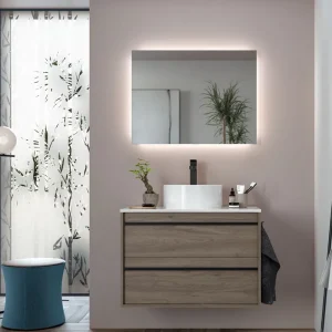 Set Bagno Completo AZALEA 80 cm - Rovere Eternity Favoriet