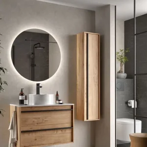 Set Bagno Completo AZALEA 80 cm Tondo - Rovere Ostippo Weekendaanbieding