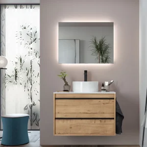 Set Bagno Completo AZALEA 80 cm - Rovere Ostippo Voordeelprijs