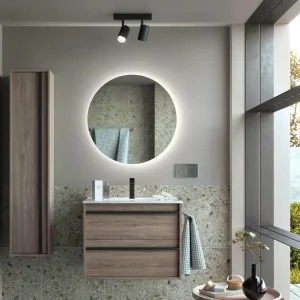 Must-Have Set Bagno Completo CAMELIA 80 cm Tondo - Rovere Eternity