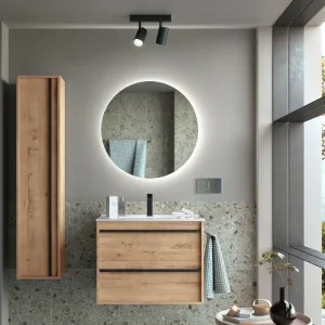 Set Bagno Completo CAMELIA 80 cm Tondo - Rovere Ostippo Lage Prijs