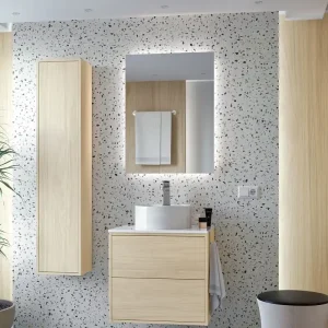 Snelle Levering Set Bagno Completo IRIS 60 cm - Legno