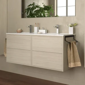 Set Bagno Completo NARCISO 120 cm senza Specchio - Legno Flitsaanbieding