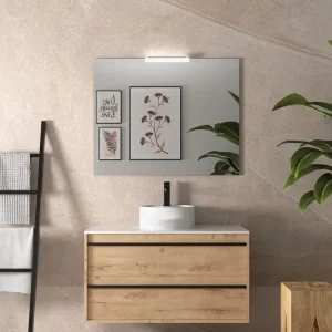 Veilige Betaling Set Bagno Completo PRIMULA 100 cm senza Specchio - Rovere Ostippo