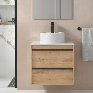 Set Bagno Completo PRIMULA 60 cm senza Specchio - Rovere Ostippo Hete Deal