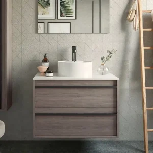 Set Bagno Completo PRIMULA 80 cm senza Specchio - Rovere Eternity Veilige Betaling
