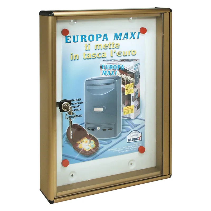 BACHECA PORTA AVVISI 1 FOGLIO cm 30 x 5 x 40 - bronzo Bestseller