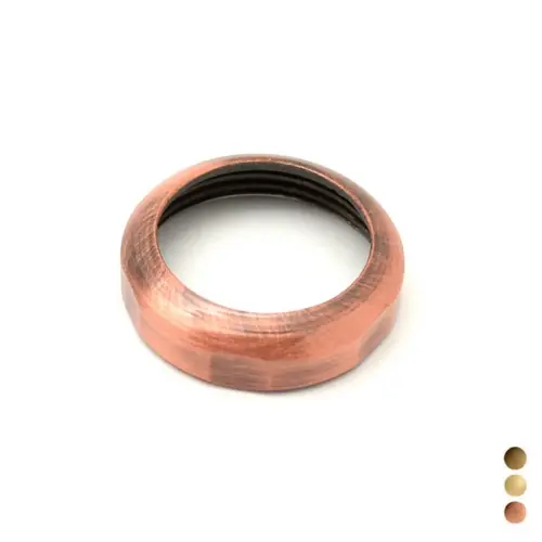 CALOTTA IN OTTONE "CHIAVARDA". Modello 1"1/4 Foro 32 Dorata Fabrieksprijs