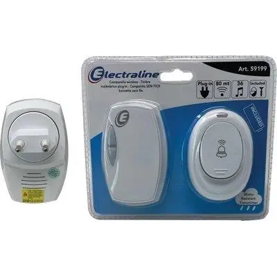 Direct Beschikbaar CAMPANELLO + PULSANTE ESTERNO ELECTRALINE