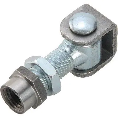 Op = Op CARDINE A SALDARE CAVALLOTTO + BOCCOLA 376 COMBI. Modello ZINCATO REGOLABILE M24