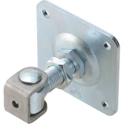 CARDINE A SALDARE CAVALLOTTO + PIASTRA 378 COMBI. Modello ZINCATO REGOLABILE M16 Veilige Betaling