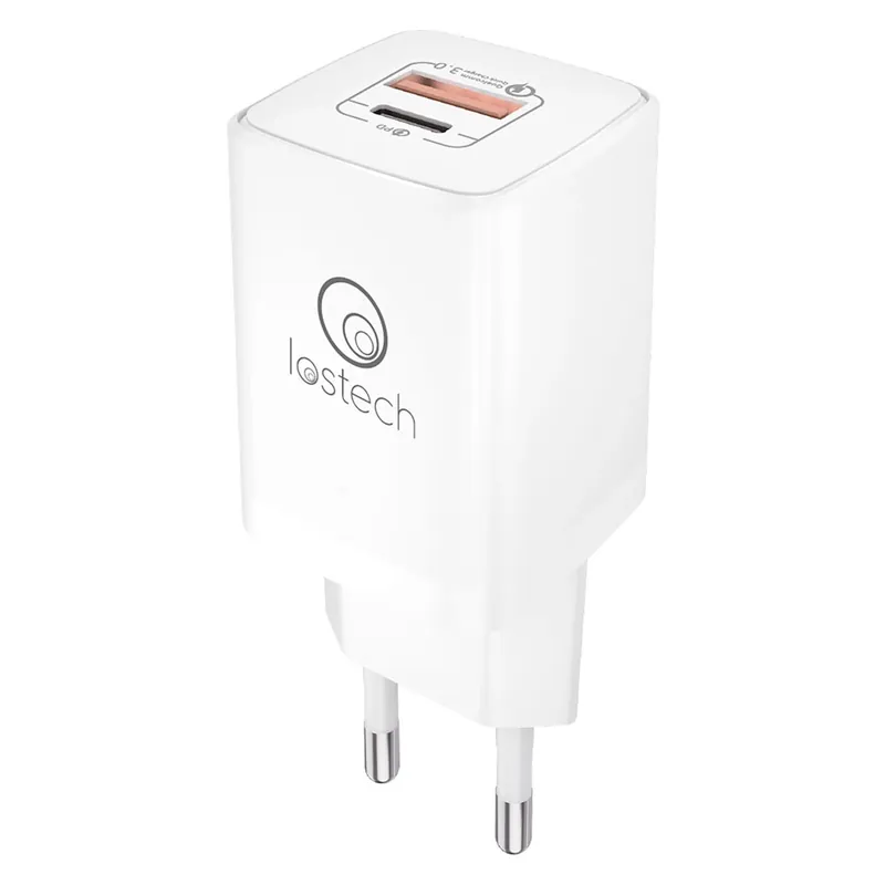 Goedkoop CARICABATTERIA DA MURO DOPPIA USCITA CARICA RAPIDA ingresso 110-240V - carica 20W