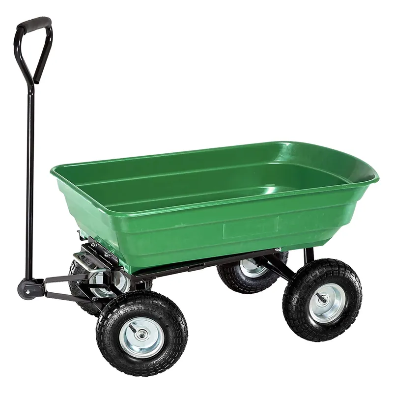 Alleen Vandaag CARRELLINO DA GIARDINO RIBALTABILE ‘TIPPY‘ capacità vasca 75 lt