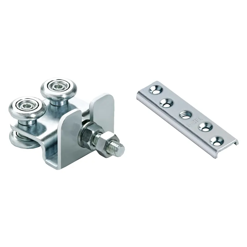 Rechtstreeks Van De Fabrikant CARRELLO A 4 CUSCINETTI CON PIASTRA ART.40/24+42 ø mm 24 - 10 MA. Modello ø mm 24 - 10 MA