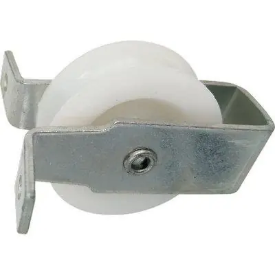 CARRUCOLA NYLON STAFFA FISSA SELF. Modello ZINCATA D.MM 25 Uitverkoop