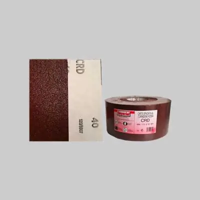 CARTA ABRASIVA ‘CRD‘. Modello CARTA ABRASIVA ‘CRD‘ Grana 220 - rotolo mm 115x100 mt Finale Uitverkoop