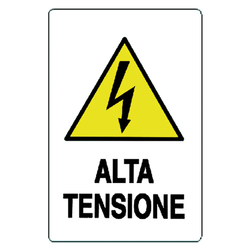 Actieprijs CARTELLO ‘ALTA TENSIONE‘ cm 20 x 30