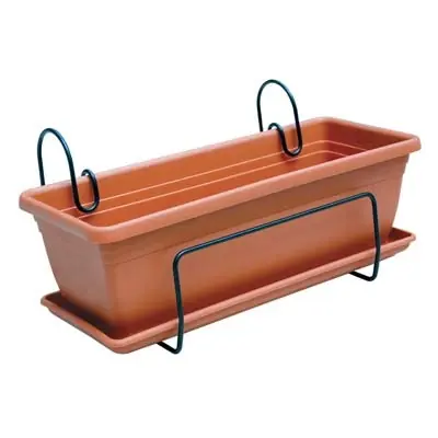 Meest Verkocht CASSETTA + SOTTOCASSETTA IRIS + BALCONIERA ICS. Modello PP TERRACOTTA CM 60X20 H.CM 16