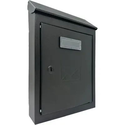 Weekendaanbieding CASSETTA POSTA TRADIZIONE EGIZIA MAXI. Modello ACCIAIO VERN NERO MM 200X60 H.MM 300