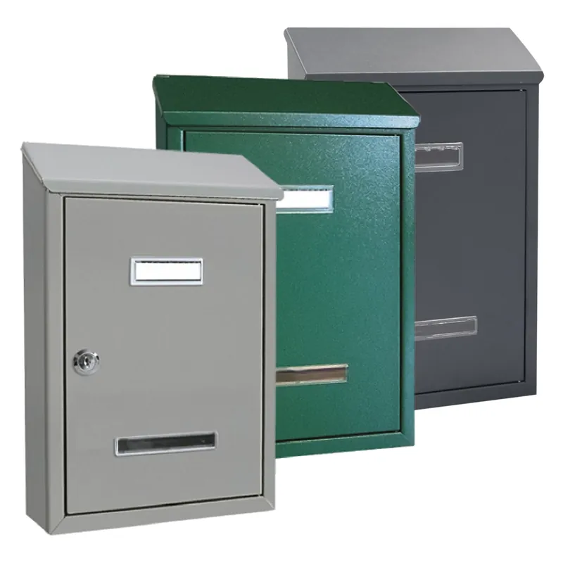 Koopje CASSETTA POSTALE ‘PEONIA‘ cm 24,5x7,5x H.36 - grigio argento. Modello cm 24,5x7,5x H.36 - grigio argento