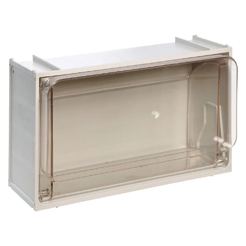 Voordeelprijs CASSETTIERA MODULARE COMPONIBILE ‘CRYSTAL BOX‘ 2 cassetti - cm 60 x 24 x 30. Modello 2 cassetti - cm 60 x 24 x 30