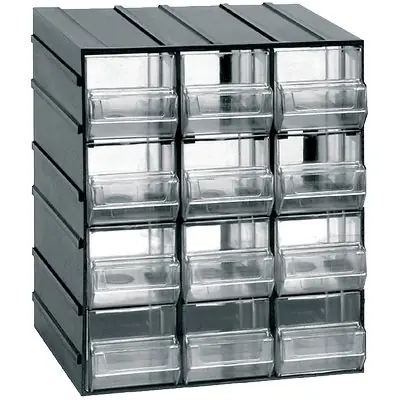 Nu Kopen CASSETTIERA PORTAMINUTERIA VARIOBOX. Modello CASSETTI 12 MM 192X148 H.MM 230