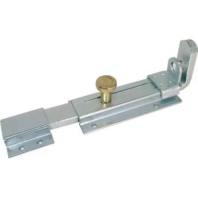 Beperkte Voorraad CATENACCIO PORTALUCCHETTO PIATTO PESANTE 38 IBFM. Modello ZINCATO PIASTRA LARGA MM 57 MM 10X25 CM 20