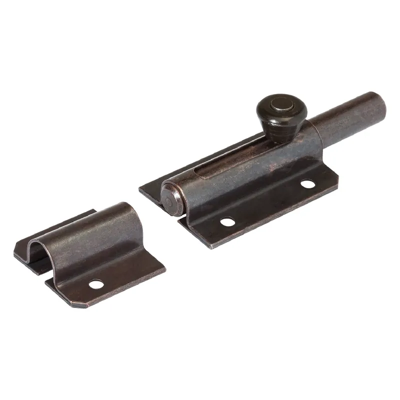 Op = Op CATENACCIO TRASVERSALE ASTA TONDA ART.216 mm 80 - acciaio bronzato. Modello mm 80 - acciaio bronzato