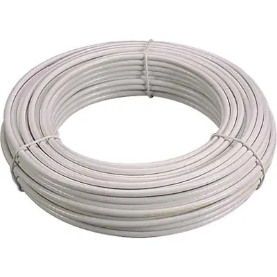 Uitverkoop CAVO ELETTRICO BIPOLARE H05VV-F. Modello RAME/PVC BIANCO N°XMMQ 2X1,5 CF=MT 100